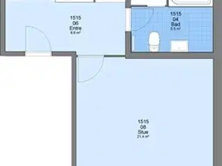 2 værelses lejlighed på 73 m2, Esbjerg Ø, Ribe