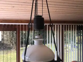 Loft lampe - Petroleums lampe på el