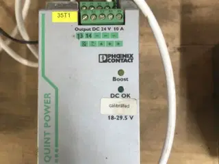 24 volt 10 amp  strømforsyning
