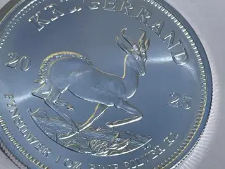 Sydafrika mønter, 1 OZ, 2025 Krugerran 0,9999 Rent