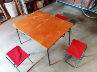 Camping bord retro 