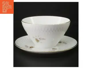 Suppekop med underkop fra Kobaltst blå Bavaria (str. Ø 13,5 cm)