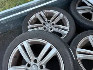 Alufælge med dæk.Passer til AUDI A4