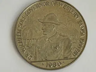 1 Tala - Tanumafili II 1980 - Rare