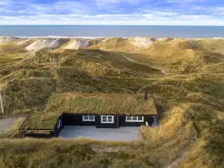 Houvig - Veludstyret sommerhus for 4 personer 150 m fra stranden ved Søndervig - panoramaudsigt