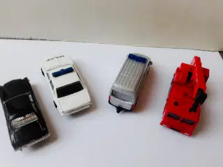 4 Model Biler, Corgi & Siku