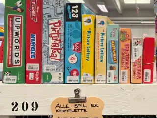 KOMPLETTE spil - koster fra 10-75 kr. 