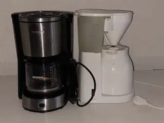  2 stk. kaffemaskin 