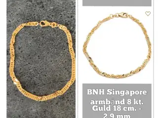 Virkeligt flot Singapore armbånd sælges