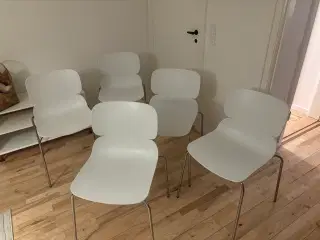 Hvide Spisebordsstole