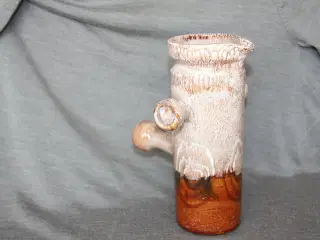 Retro keramisk vase / kande højde 22,5 cm
