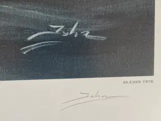 Litografi af John Kristensen Løkken !