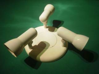 Hvid 3 spot lampe