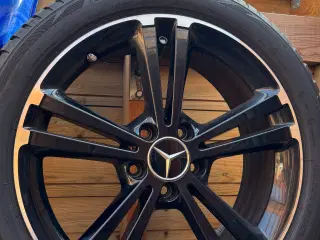 Originale 18” Mercedes fælge med vinterdæk
