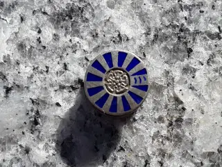 Rotary emalje emblem sølv 925