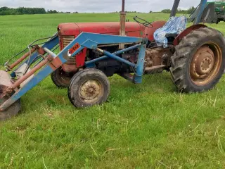 MF 65 M.  Fuldhydraudisk Læsser og krybegear 
