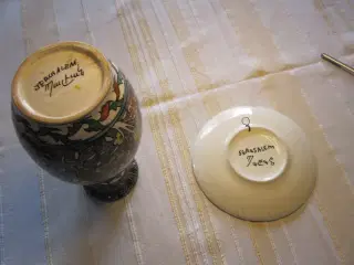 Vase + tallerken