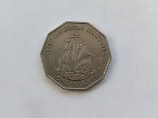 One Dollar East Caribbean States 1989