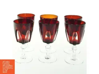 Rødvinsglas (str. H 13 cm, ø 6,5 cm)