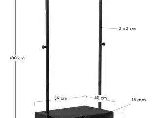 Garderobe stativ