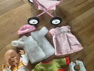 Baby Born m/ udstyr 
