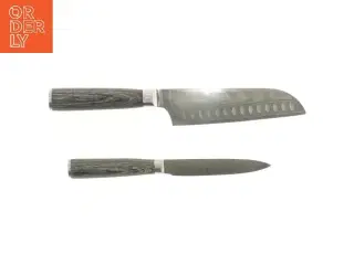 Kniv sæt med træhåndtag fra Njordliv (str. 31 cm)