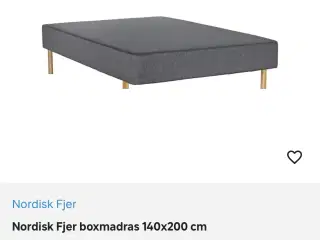 Bilka 140 x 200cm Boxmadras