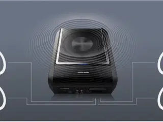 Alpine PWD-X5 alt i en forstærker med subwoofer 