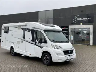 2016 - Knaus Sky TI 700 MEG Silver Selection   Fiat Ducato med 150 HK og 6 trin aut. gear. Solceller og lithium batteri, enkeltsenge, stor garage, populær indretning.