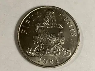 Fifty Cents 1981 Bermuda