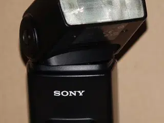 Sony Blitz med zoom funktion.