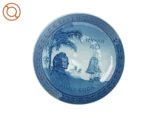 Platte James Cook Hawaii fra Royal Copenhagen (str. 18 x 18 cm)