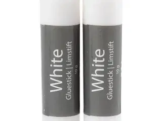 Hvid Limstift 10 g - 2 stk. til Kreative Projekter