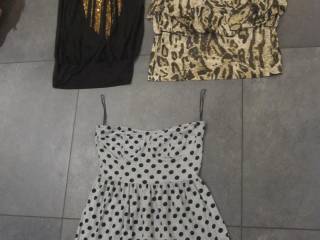 3 stk. flotte toppe / kjoler
