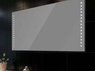 Badeværelsesspejl med LED-lys til væggen 100 x 60 cm (L x H)
