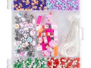 DIY Mix Smykker, Slikmix, pastelfarver, 1 pk.