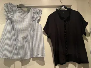 Sommerbluser med flæser helt nye 