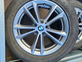 Alufælge med vinterdæk. Org. BMW