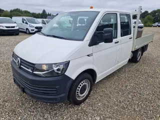 VW Transporter 2,0 TDi 150 Mandskabsvogn m/lad