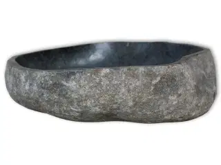Håndvask 37-46 cm oval flodsten