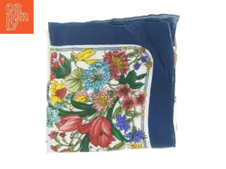Farverig dug med blomsterprint (str. 86 x 86 cm)