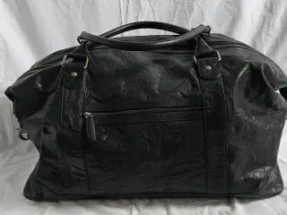 Weekend taske i læder