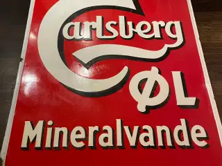 Gl. emaljeskilt fra 1930' erne