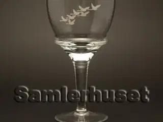 Svane Rødvinsglas. H:165 mm.
