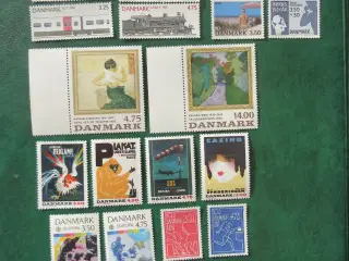 Danmark år 1988-1991 postfrisk katalogværdi 850