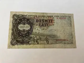 10 Latu Latvia 1937