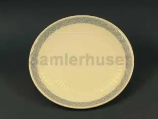 Blå Vifte Asiet Rund 19 cm.