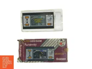 LCD spillekonsol Runaway fra Gakken (str. 10,5x5,5 cm)