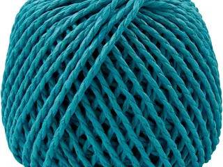 Papirgarn, tykkelse 2,5-3 mm, turkis, 150 g, 40m/ 1 ngl.