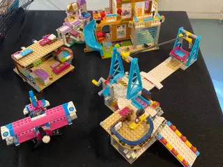 Lego Friends hus, skilift, flyvemaskine mv.